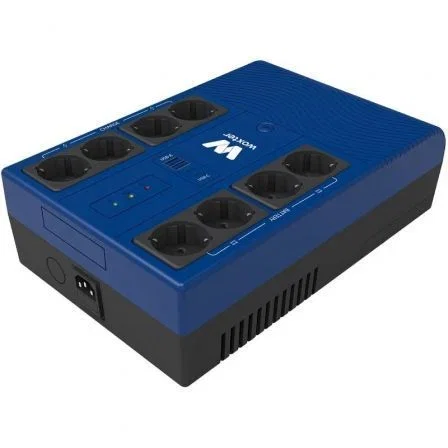 Woxter SAI Línea Interactiva UPS 800 VA/480W/ 8 Salidas/ Formato Torre